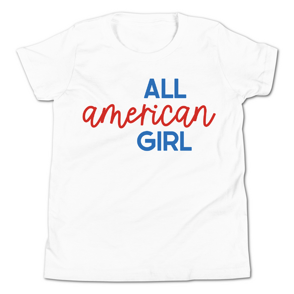 All American Girl 4th of July T-Shirt - Youth