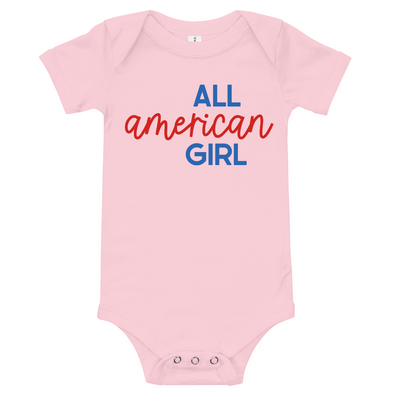 All American Girl 4th of July T-Shirt - Baby Bodysuit