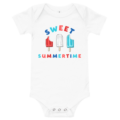 Sweet Summertime 4th of July T-Shirt - Baby Bodysuit