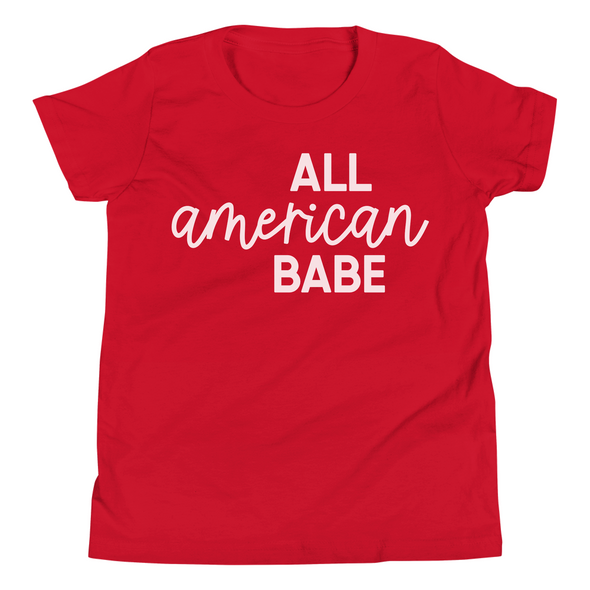 All American Babe 4th of July T-Shirt - Youth