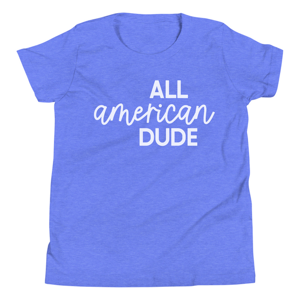 All American Dude 4th of July T-Shirt - Youth