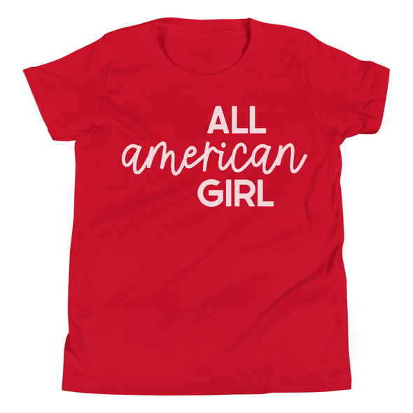 All American Girl 4th of July T-Shirt - Youth