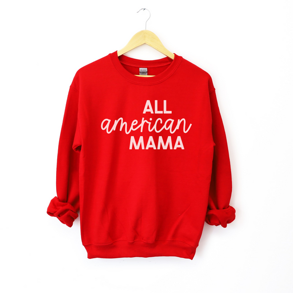 All American Mama 4th of July Sweatshirt