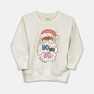 Ho Ho Ho Merry and Bright - Toddler Sweatshirt