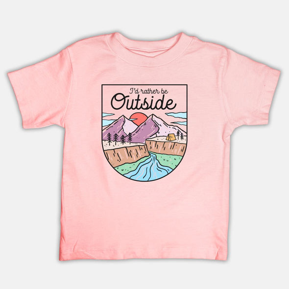 I'd Rather Be Outside - Toddler Tee