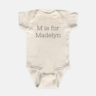 name onesie