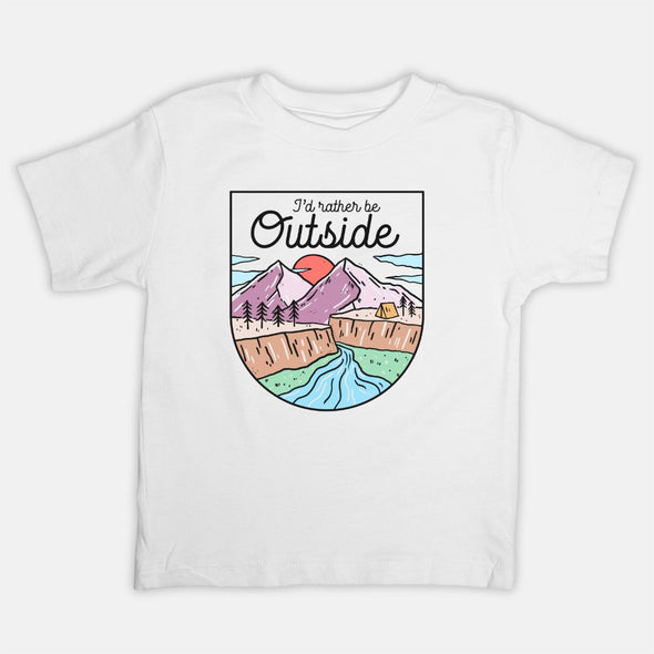 I'd Rather Be Outside - Toddler Tee