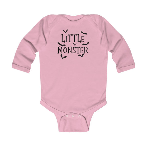 Little Monster Halloween Newborn and Infant Long Sleeve Bodysuit