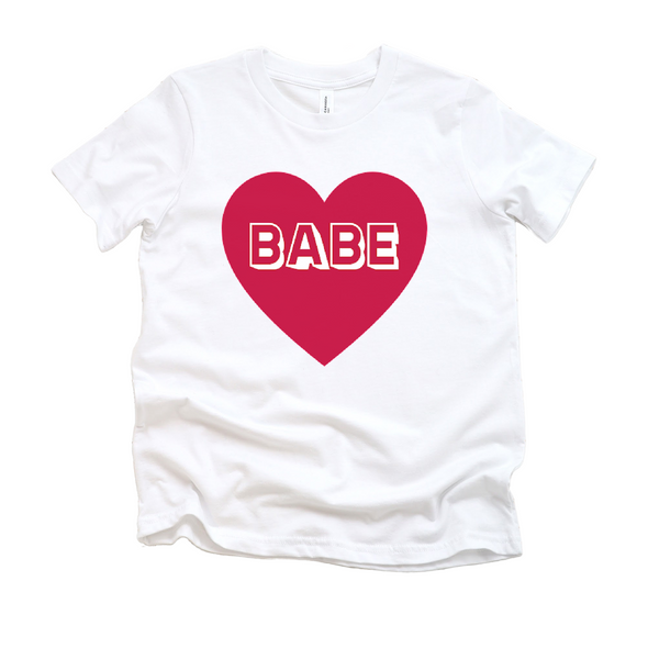 Babe Heart Valentine T-Shirt - Youth