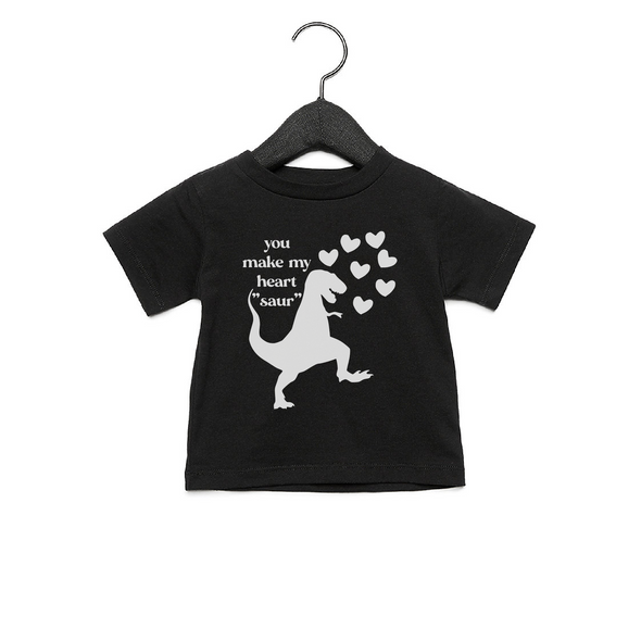 Dino You Make My Heart Saur T-Shirt - Baby and Toddler