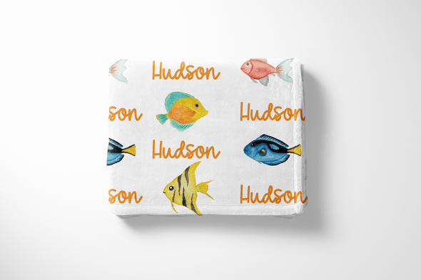 Fish Name Blanket