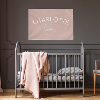 Nursery Custom Name Flag