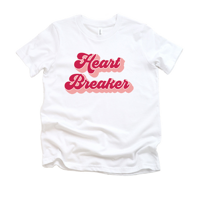 Heart Breaker Retro Valentine T-Shirt - Youth