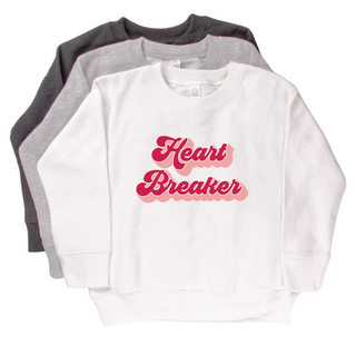 Heart Breaker Retro Valentine Sweatshirt - Toddler