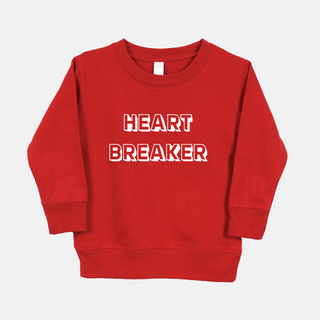 Heart Breaker Outline Valentine Sweatshirt - Toddler