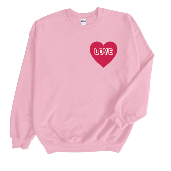 Heart Love Valentine Sweatshirt