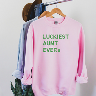 Luckiest Aunt Ever St. Patrick's Day Sweatshirt