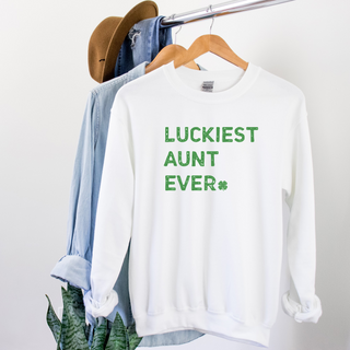 Luckiest Aunt Ever St. Patrick's Day Sweatshirt