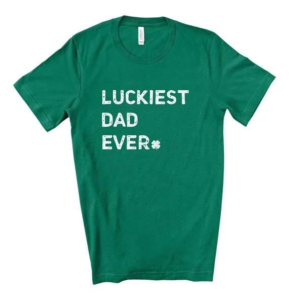 Luckiest Dad Ever St. Patrick's Day T-Shirt