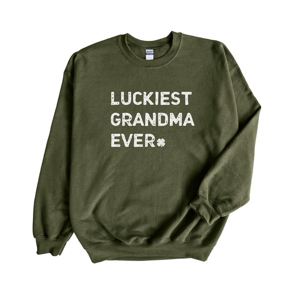 Luckiest Grandma Ever St. Patrick's Day Sweatshirt