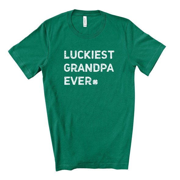 Luckiest Grandpa Ever St. Patrick's Day T-Shirt