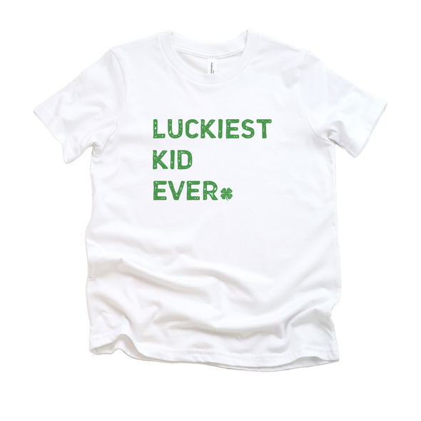 Luckiest Kid Ever St. Patrick's Day T-Shirt - Youth