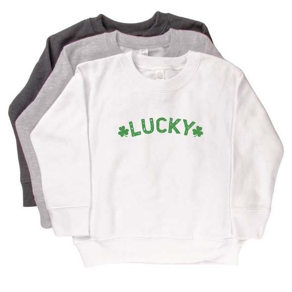 Lucky Clover St. Patrick's Day Sweatshirt - Toddler