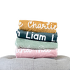 personalized name blankets