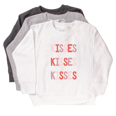 Kisses Valentine Sweatshirt - Toddler