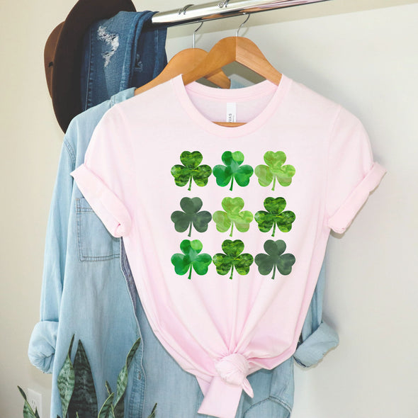Watercolor Clover St. Patrick's Day T-Shirt