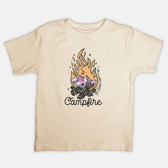 Life is Better Around the Campfire - Toddler Tee