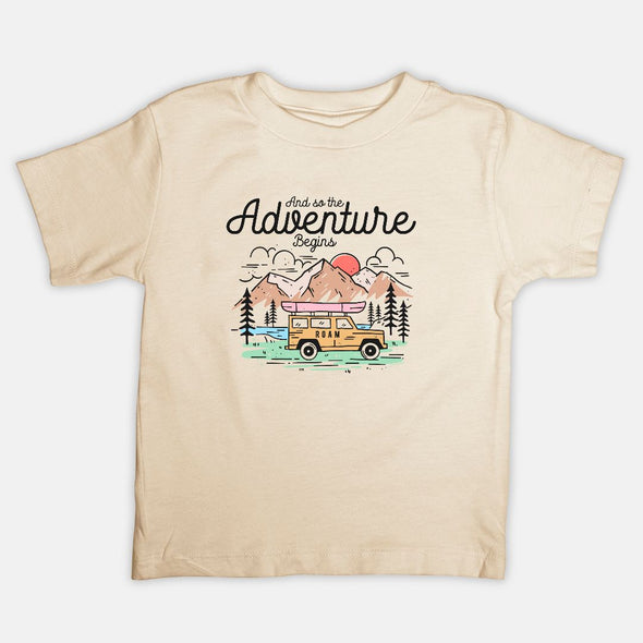 And So The Adventure Begins - Toddler Tee