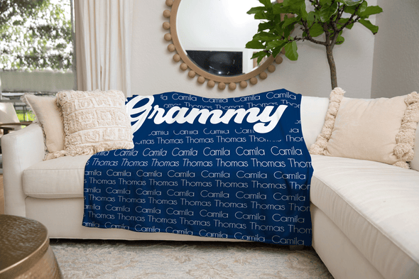 Grammy Personalized Blanket