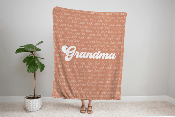 Grandma Personalized Blanket