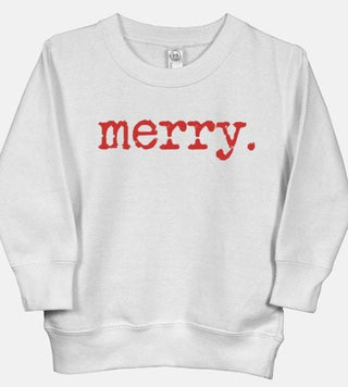 Toddler Sweatshirt Merry, Christmas Outfit, Toddler Shirt, Merry Christmas Sweatshirt