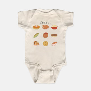 Feast Baby onesie