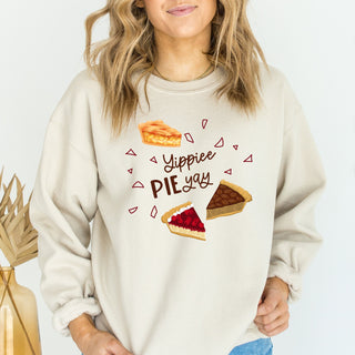 Yippee Pie Yay Fall Crewneck Sweatshirt