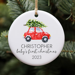 Custom Baby Christmas Ornament