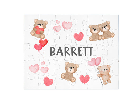 Valentine Name Puzzle - Toddler and Preschool Gift