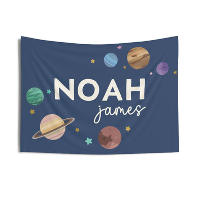 Personalized Space Theme Room Banner