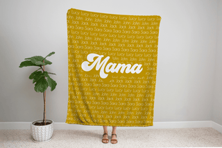 Mama Personalized Blanket