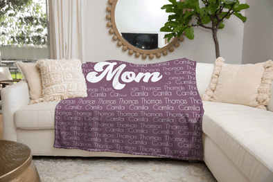 Mom Personalized Blanket